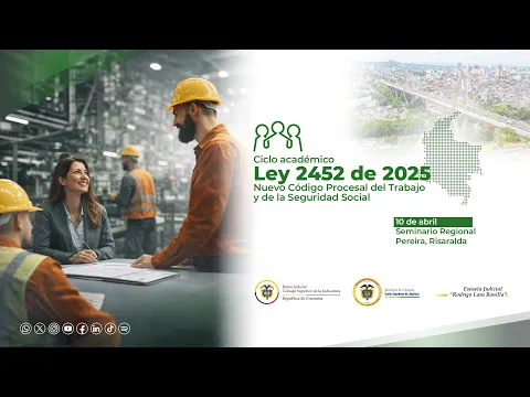 Seminario regional Ley 2452, Pereira